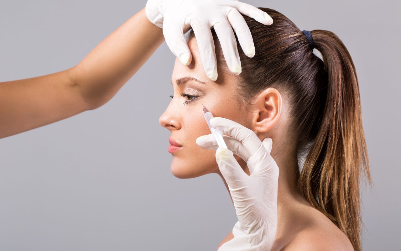 Kvinde får botox